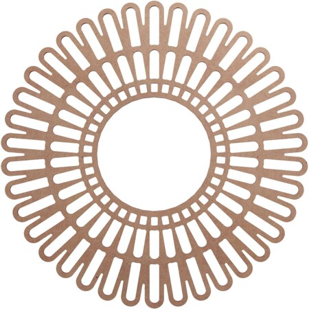 Ekena Millwork Cornelius Wood Fretwork Pierced Ceiling Medallion, Wood (Paint Grade), 20"OD x 7 1/2"ID x 3/8"T CMWP20X0375CRMF